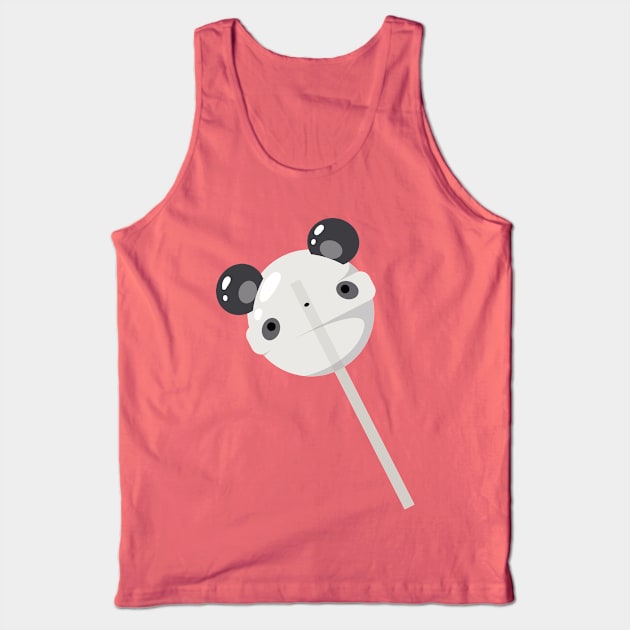 Panda lollipop Tank Top by Nikamii